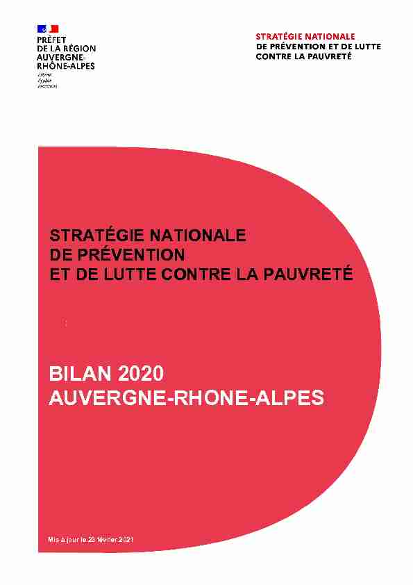 BILAN 2020 AUVERGNE-RHONE-ALPES