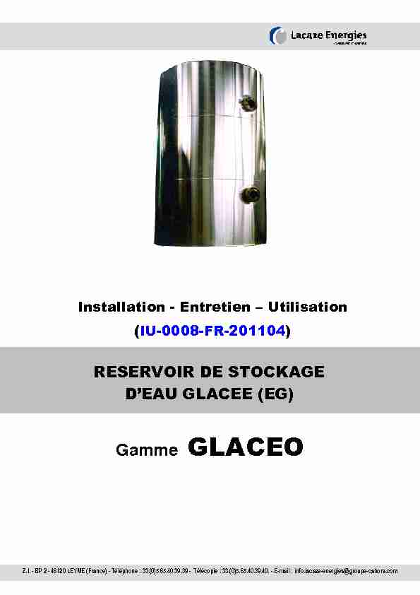 [PDF] Gamme GLACEO