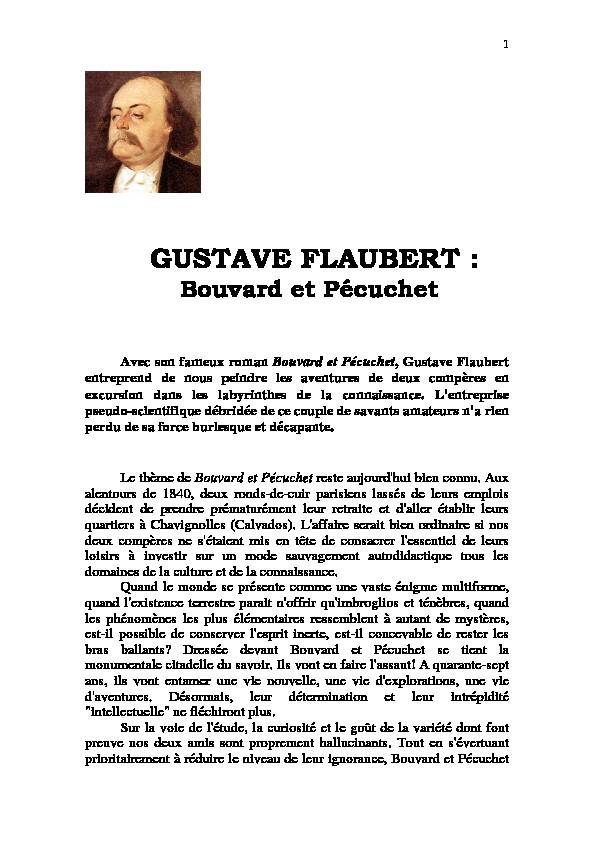 GUSTAVE FLAUBERT - Didier Robrieux