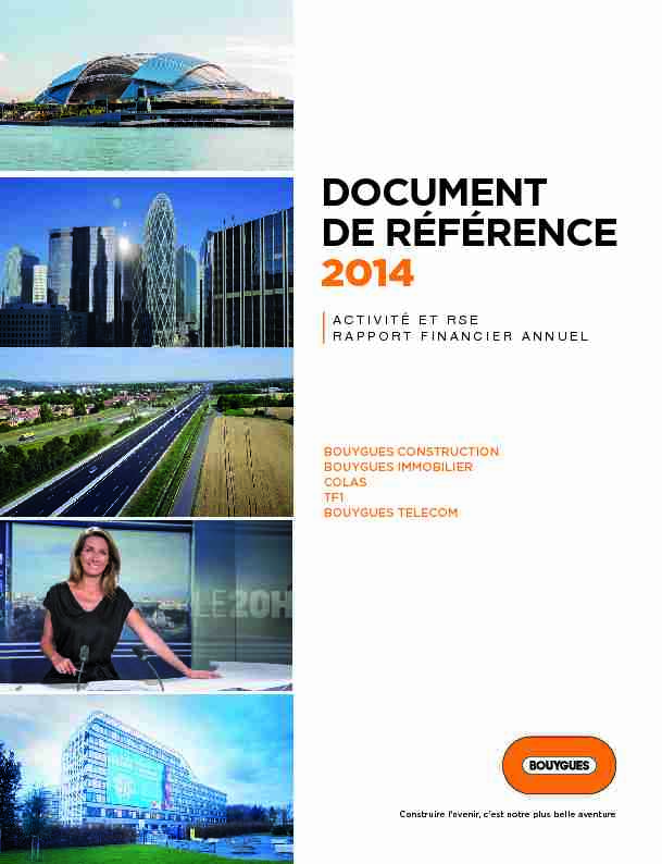 DOCUMENT DE RÉFÉRENCE 2014 - bouyguescom