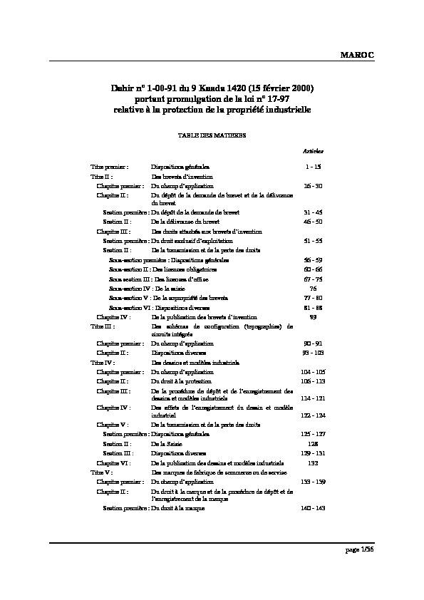Searches related to brevet industriel filetype:pdf