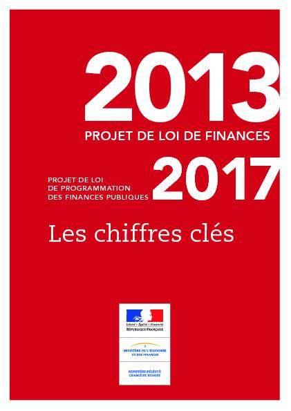 PROJET DE LOI DE FINANCES 2017 - economiegouvfr
