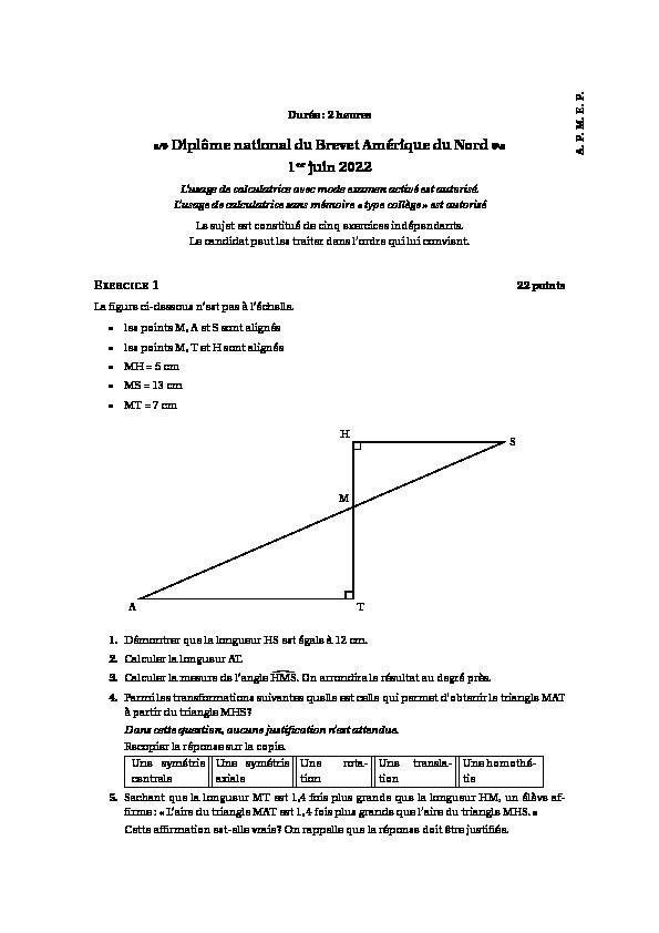Searches related to brevet amérique du nord juin 2011 filetype:pdf