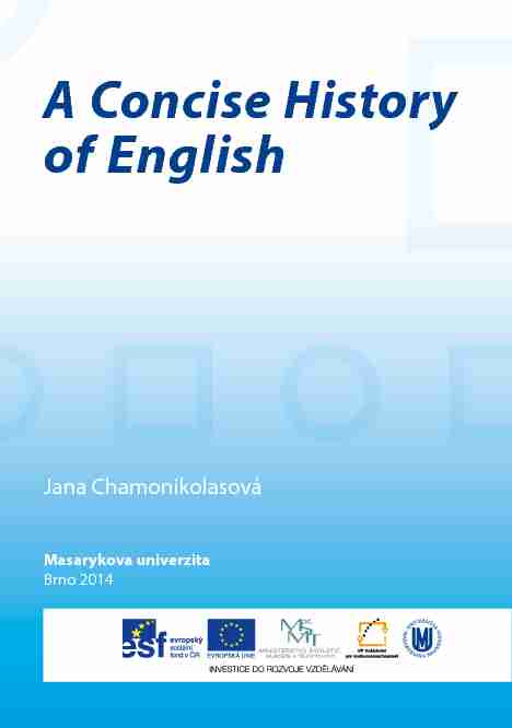 [PDF] A Concise History of English