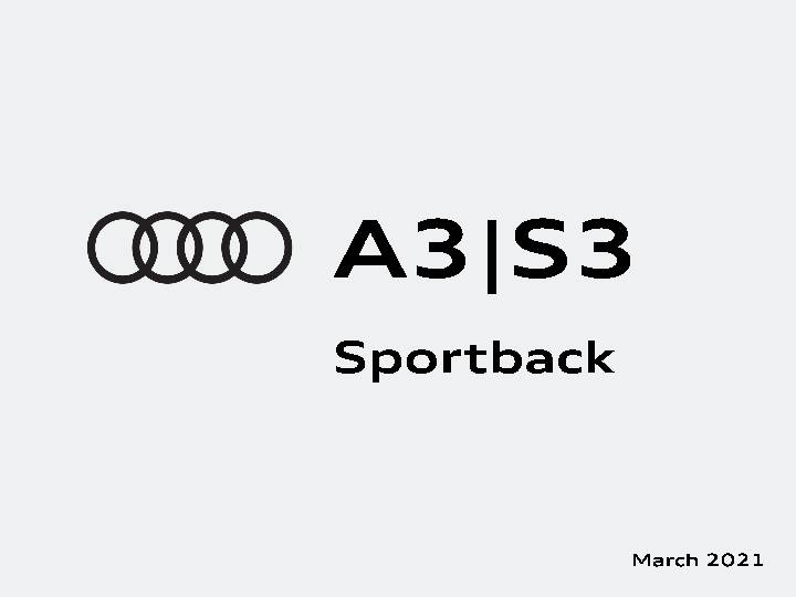 Audi A3 S3 Sportback