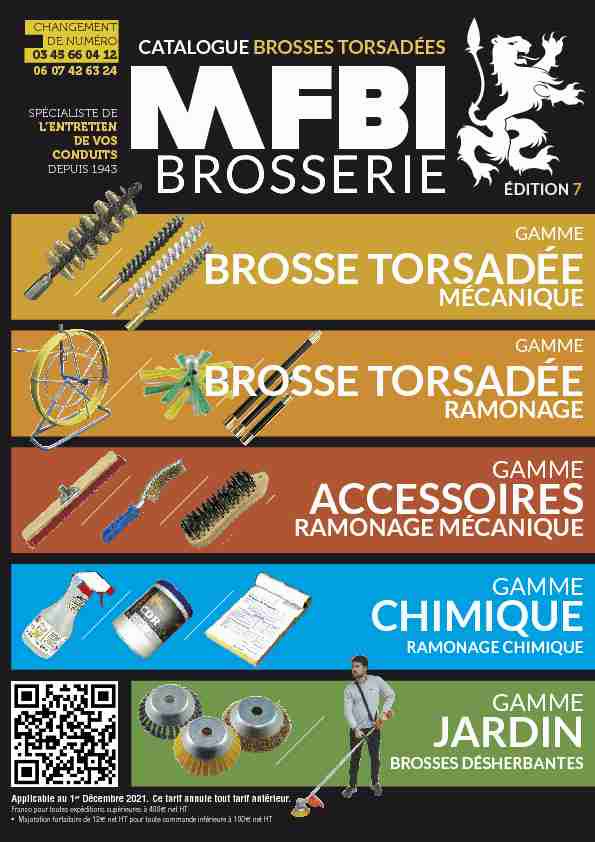 [PDF] catalogue brosses torsadées - MFBI Brosserie