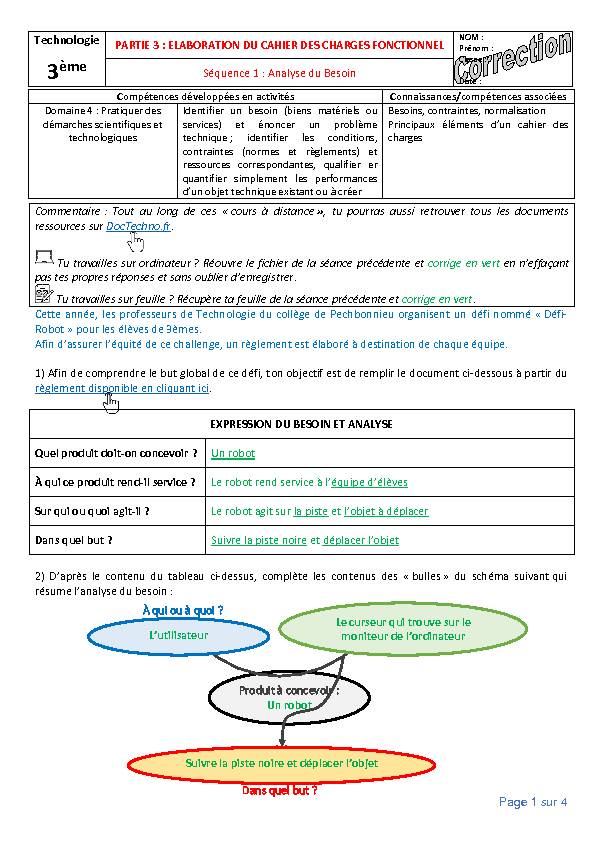 Searches related to exercices cahier des charges 3eme filetype:pdf