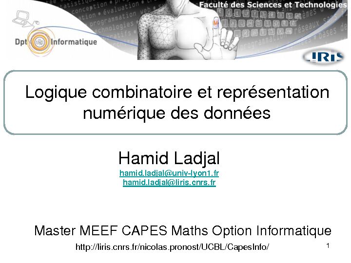 [PDF] Algèbre de Boole - CNRS