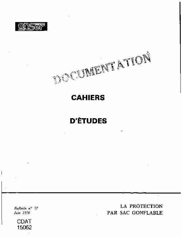 [PDF] CAHIERS DÉTUDES - Temis