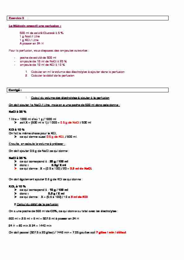 [PDF] TDCalcul de dosesCORRIGEavantstage1 - CH Carcassonne
