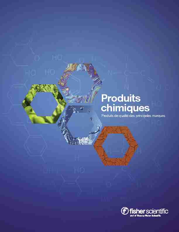 [PDF] Produits chimiques - Fisher Scientific