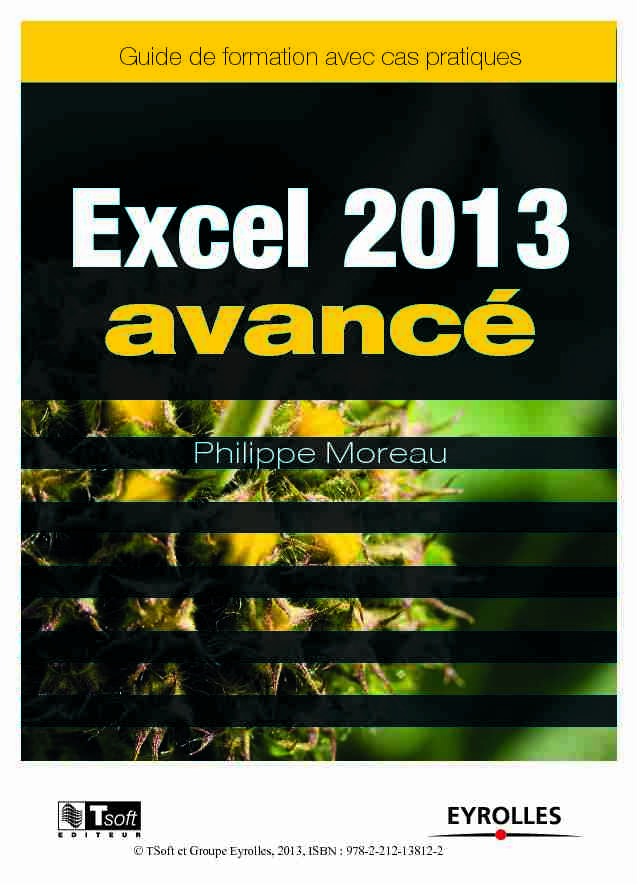 [PDF] Excel 2013 Avancé - Unithequecom