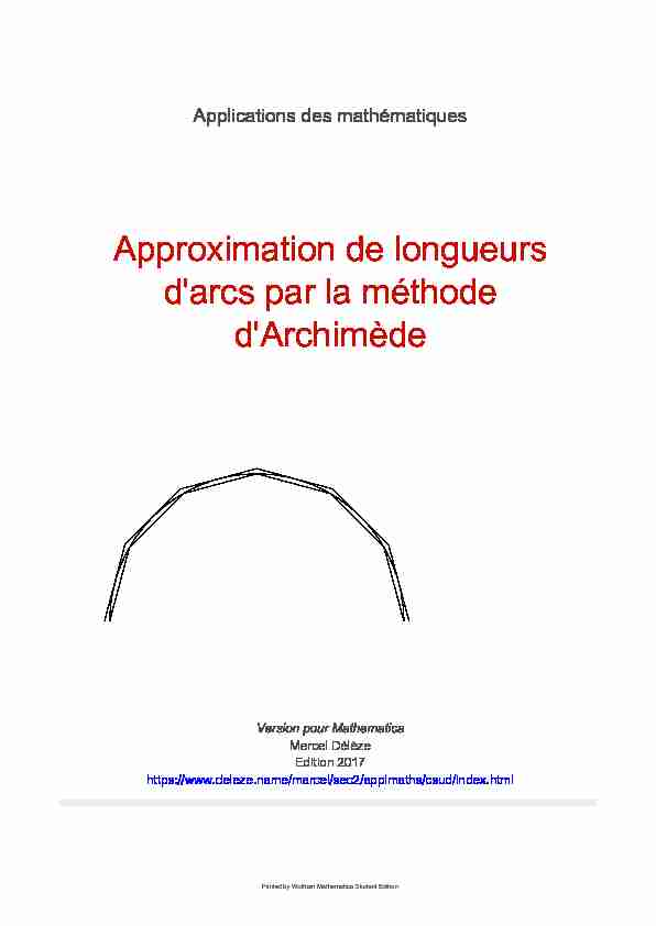 [PDF] Approximation de longueurs darcs par la méthode dArchimède