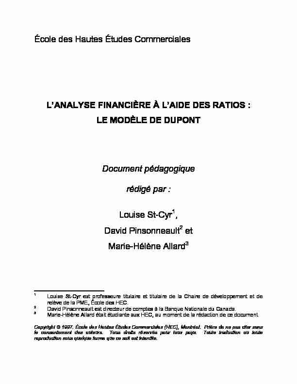 [PDF] École des Hautes Études Commerciales L  - HEC Montréal