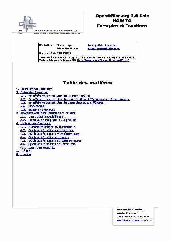 [PDF] Formules et Fonctions