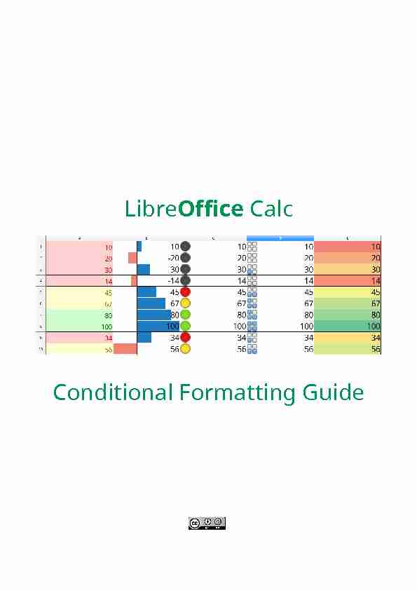 LibreOffice Calc Conditional Formatting Guide - The Document