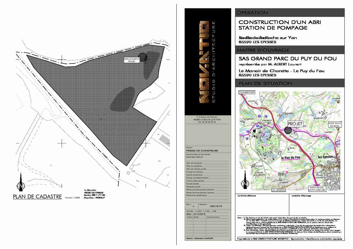 [PDF] PLAN DE CADASTRE Echelle 1/2000 - DREAL Pays de la Loire