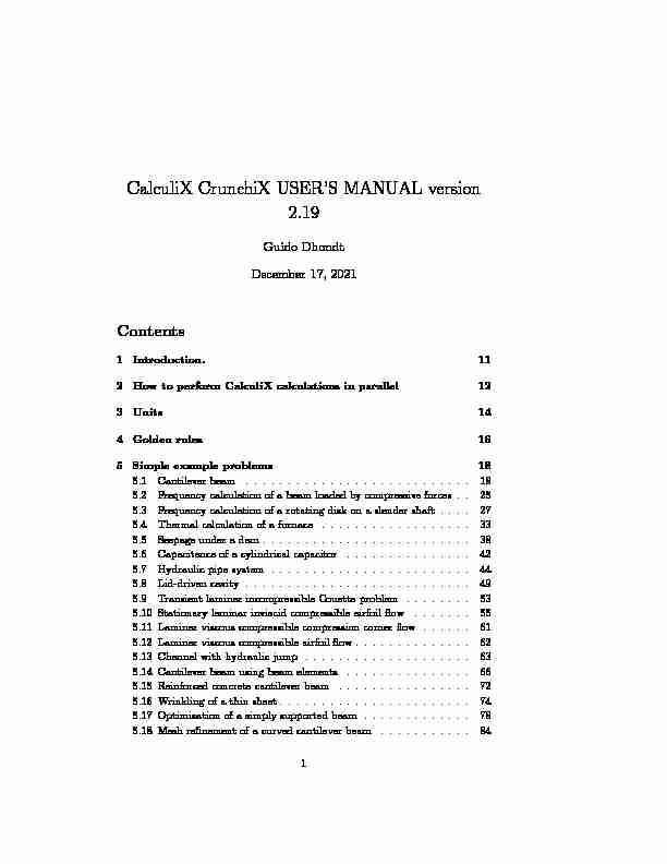 CalculiX CrunchiX USERS MANUAL version 2.19