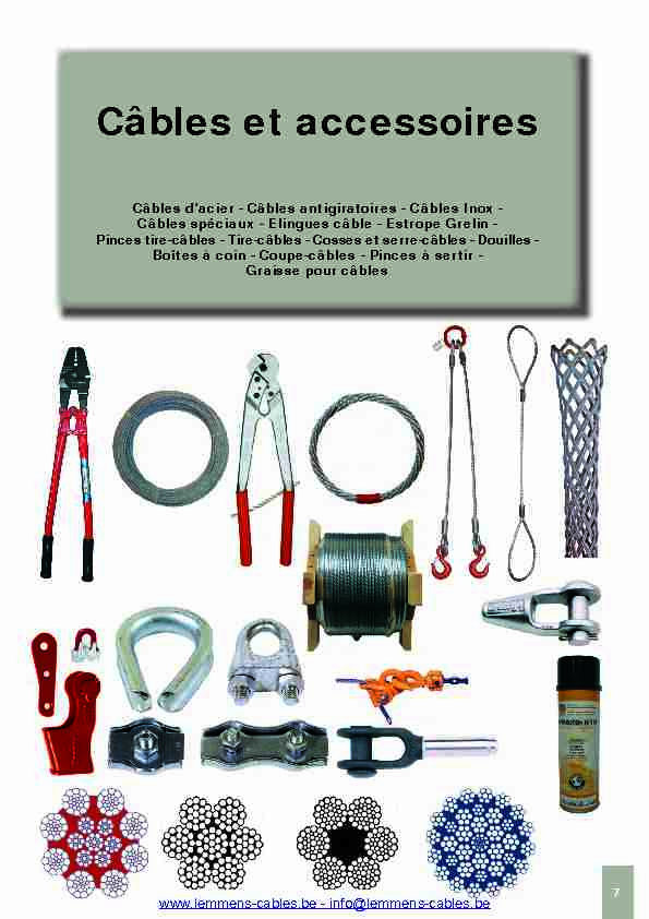 [PDF] Câbles et accessoires - lemmens-cables