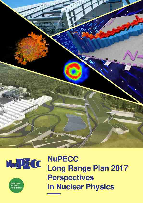 NuPECC Long Range Plan 2017 Perspectives in Nuclear Physics