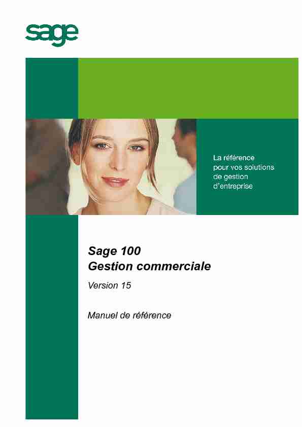 Sage 100 Gestion commerciale