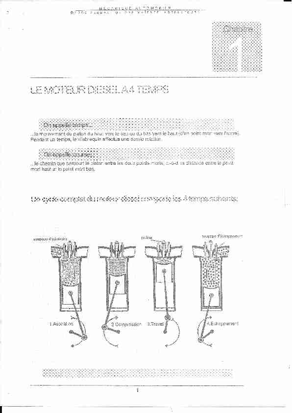 [PDF] mécanique automobile - © 1999 fédération des maîtres instructeurs