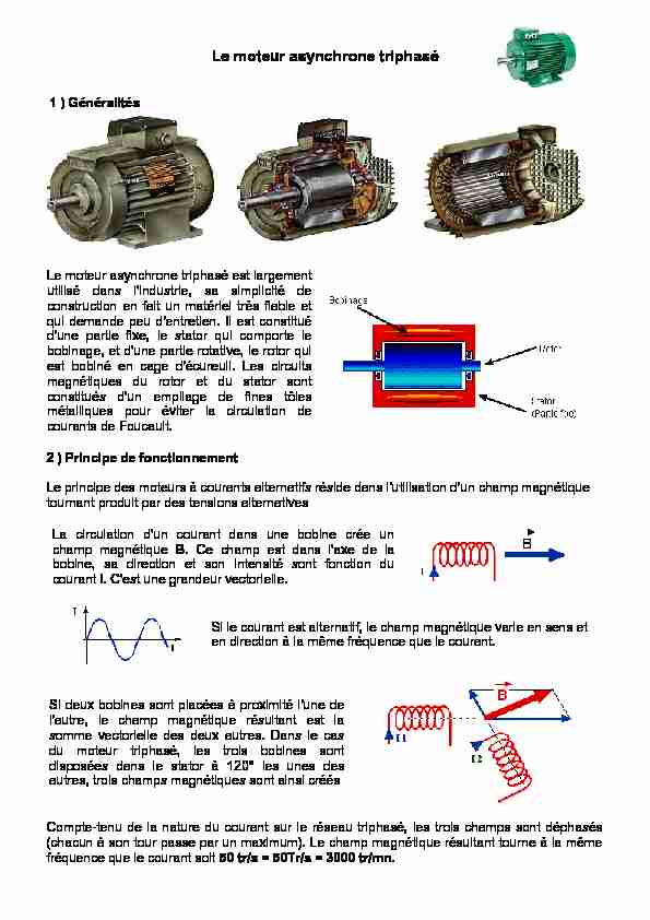 [PDF] Le moteur asynchrone triphasé