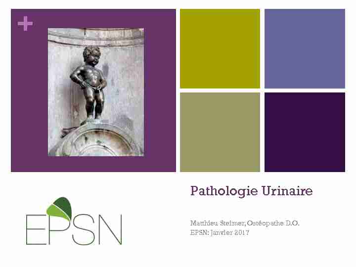 pathologie urinaire - Webydo