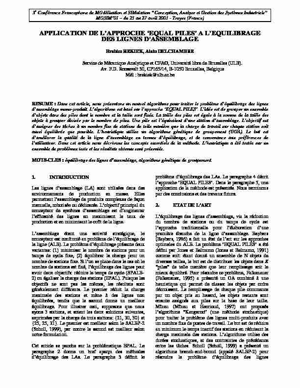 [PDF] APPLICATION DE LAPPROCHE EQUAL PILES A LEQUILIBRAGE