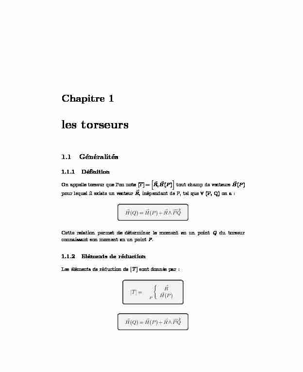 [PDF] les torseurs