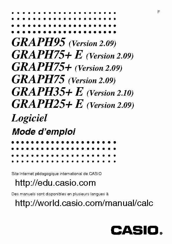 [PDF] Logiciel - Mode demploi