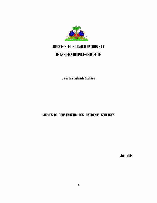 [PDF] ministere de leducation nationale et - Haiti Now