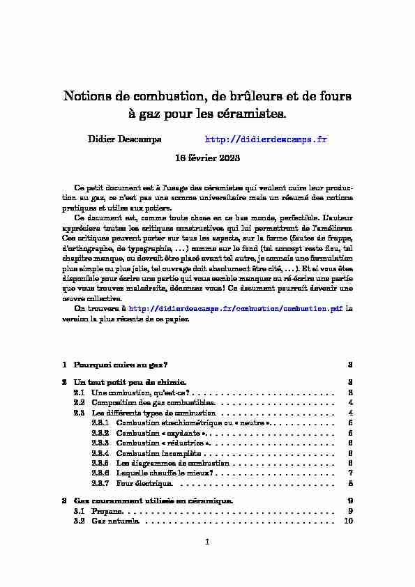 [PDF] COMBUSTION - Formation-énergétique