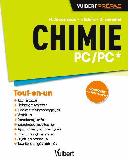 [PDF] Chimie PC/PC*