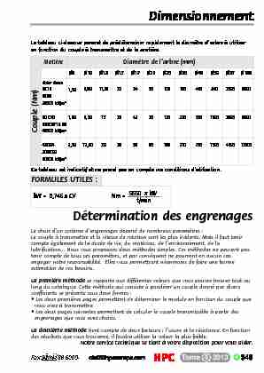 [PDF] Calcul dengrenages droits - HPC
