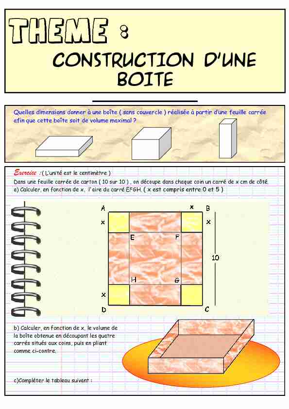[PDF] Construction dune boîte