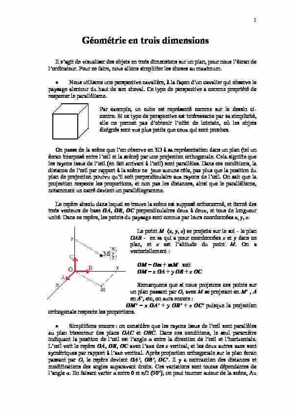 [PDF] Géométrie en trois dimensions - Pierre Audibert