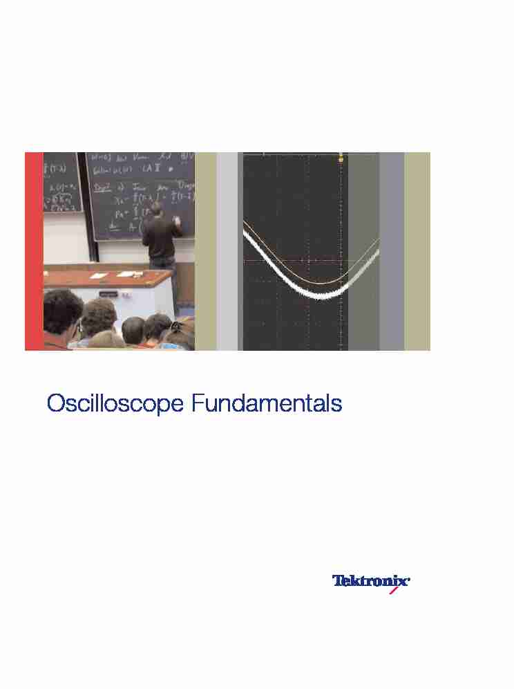 Oscilloscope Fundamentals - Case School of Engineering