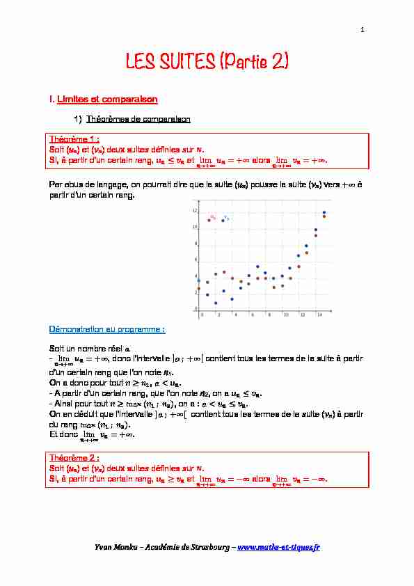 LES SUITES (Partie 2) - maths et tiques