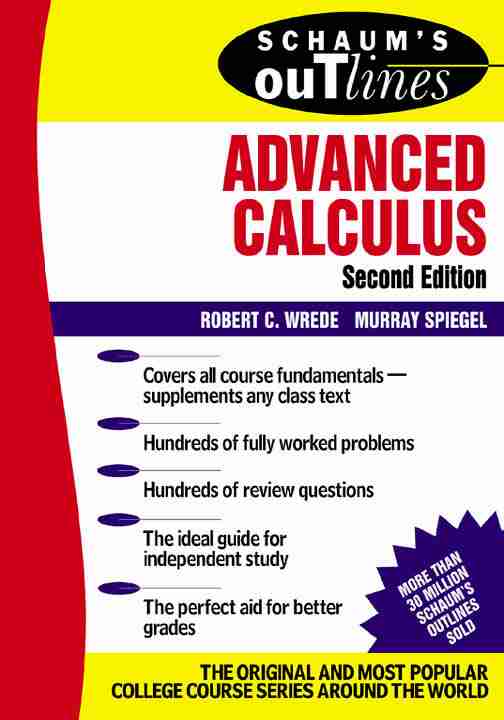 [PDF] Schuams Outline of Theory and Problems in Advanced Calculus