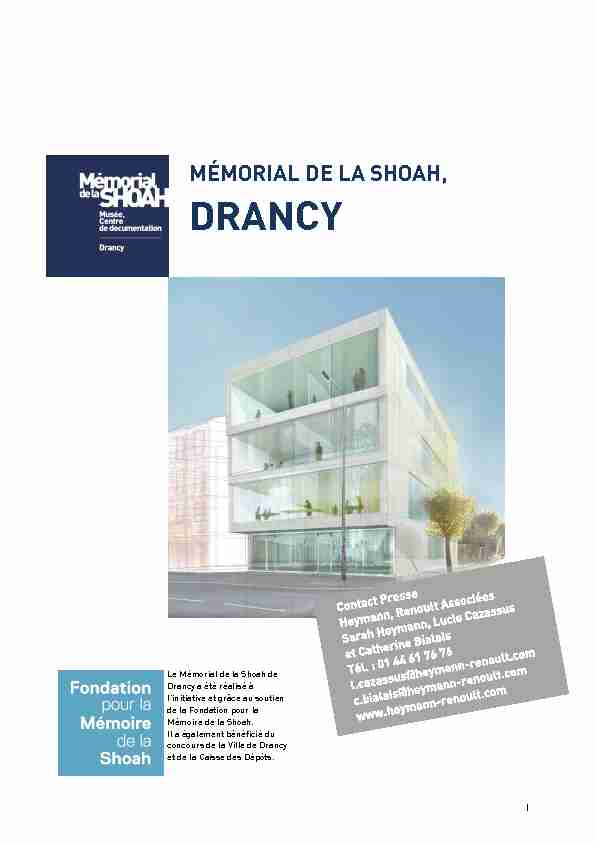 [PDF] Mémorial de la Shoah de Drancy