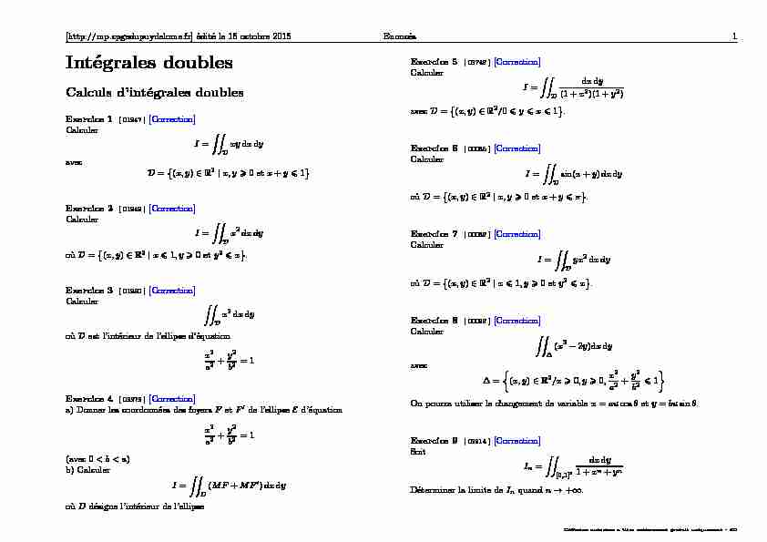 Searches related to intégrale double exemple PDF