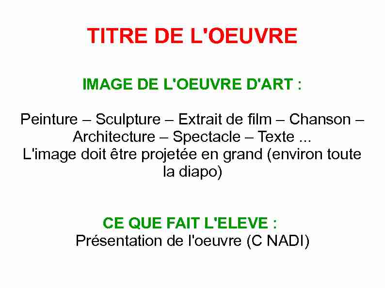 [PDF] TITRE DE LOEUVRE - GEOHISTOIRE