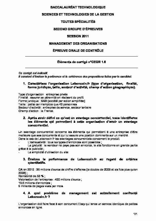 [PDF] Corrigé Leboncoinfr - STMG Education