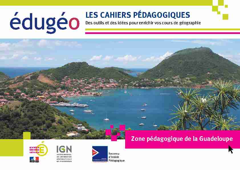 [PDF] Guadeloupe - LES CAHIERS PÉDAGOGIQUES