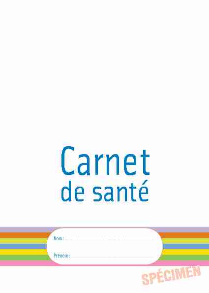 Carnet - Ministère des Solidarités et de la Santé