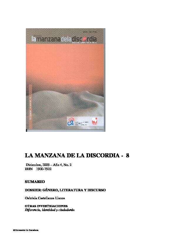LA MANZANA DE LA DISCORDIA - 8