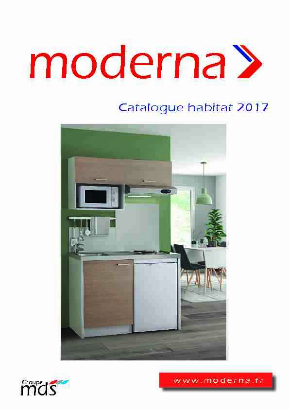 Catalogue habitat 2017