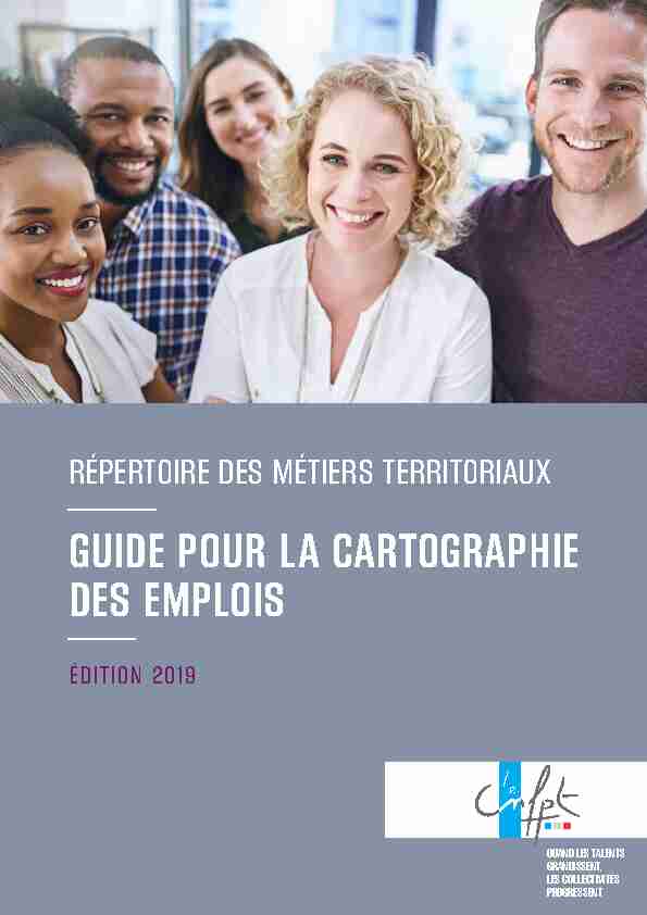 guide pour la cartograpHie des eMplois - Le CNFPT
