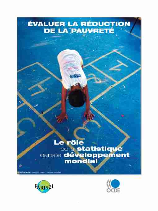 [PDF] Le rôle mondial de la statistique dans le développement -  PARIS21